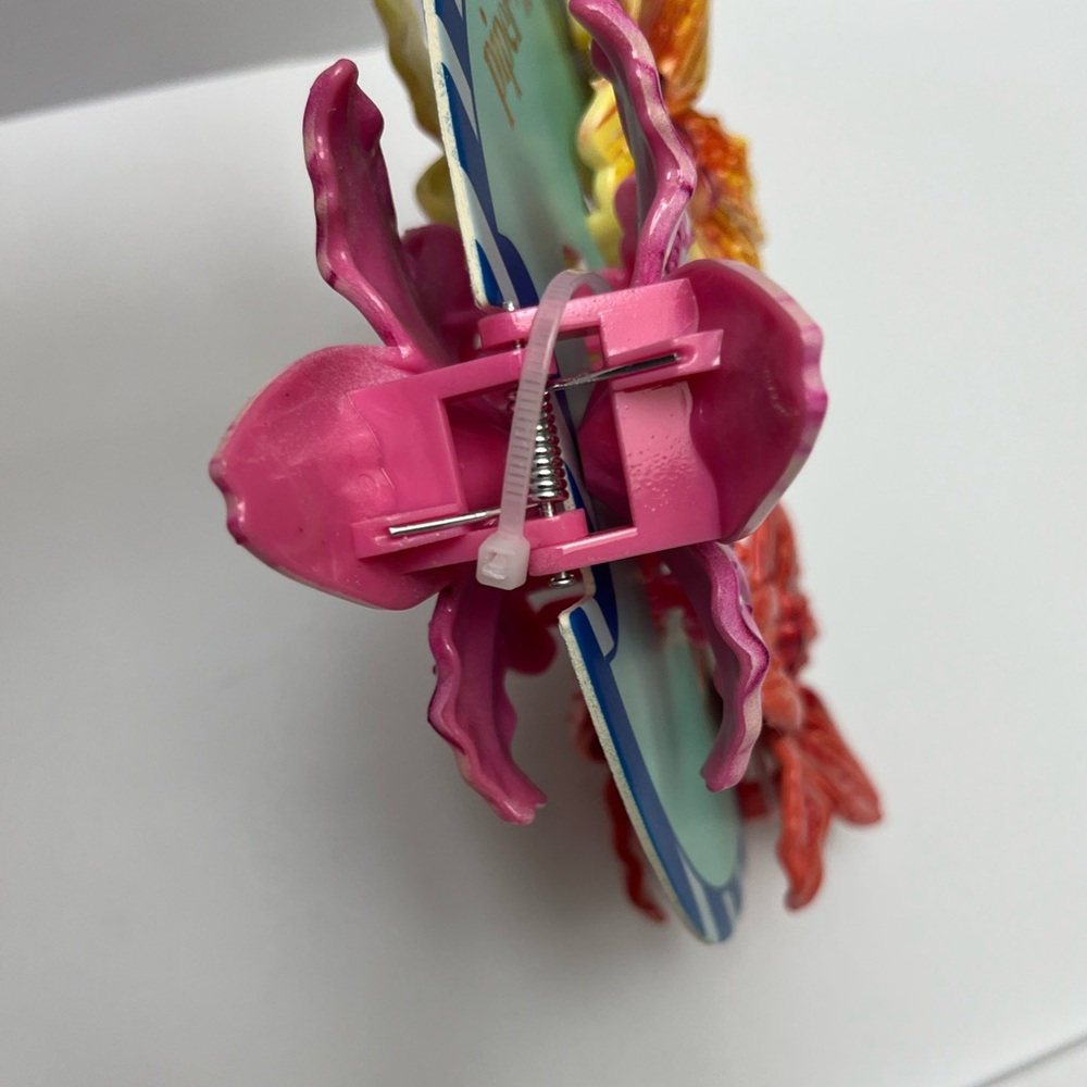 NWT 🌺🌼🌸 Piper K Gorgeous Orchid Hair Claw Clips set of 3 - Picture 5 of 10
